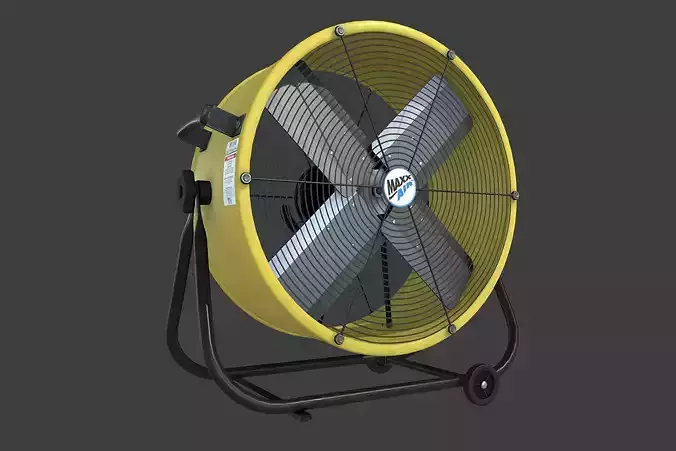 Air Circulator Low-poly 3D model