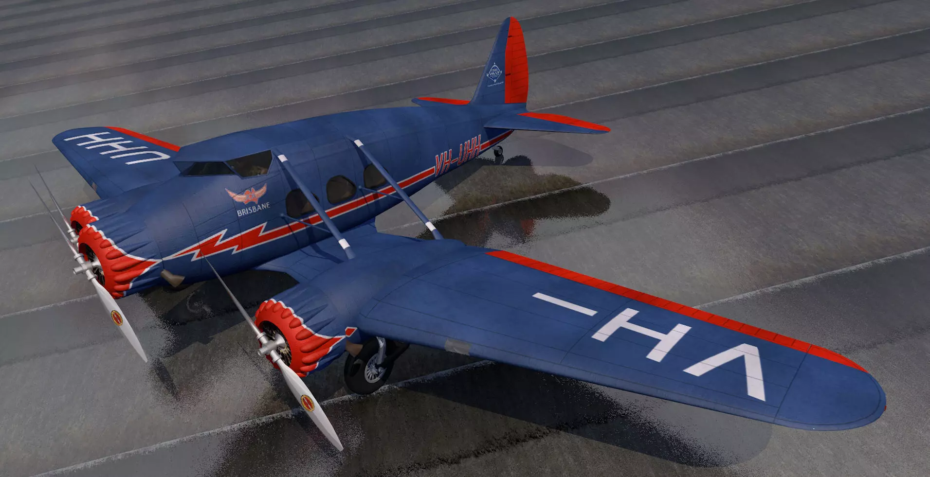 Stinson A1 Trimotor 3D model