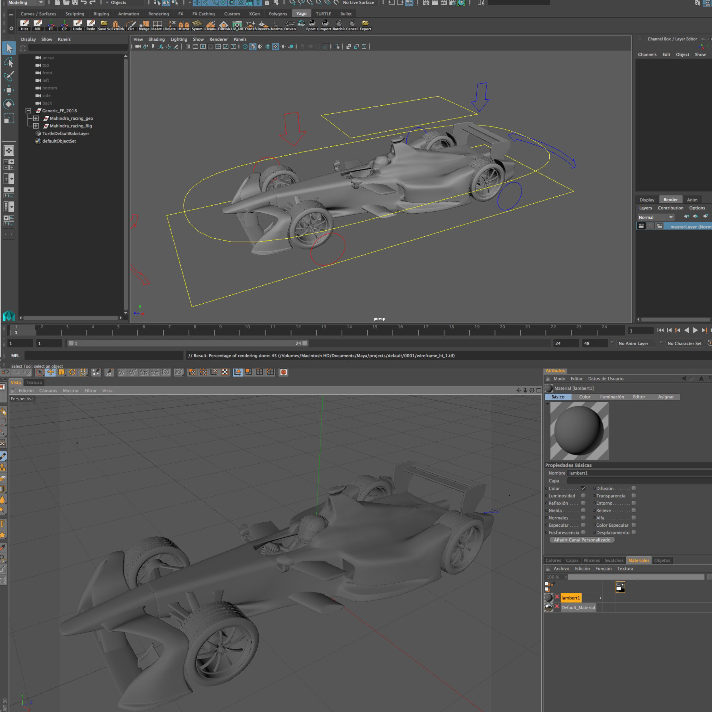 Spark SRT 01E Low-poly 3D model_9