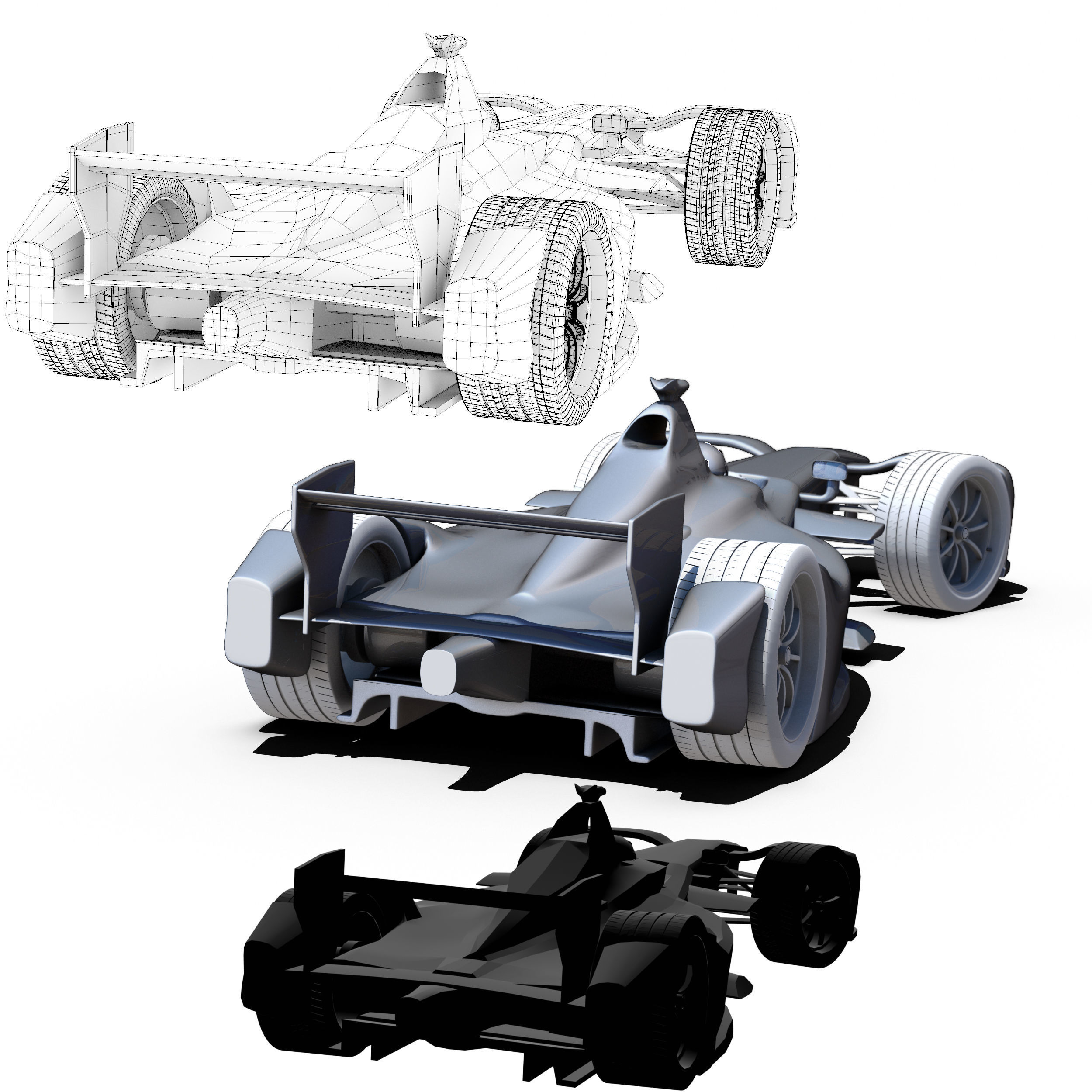 Spark SRT 01E Low-poly 3D model_6