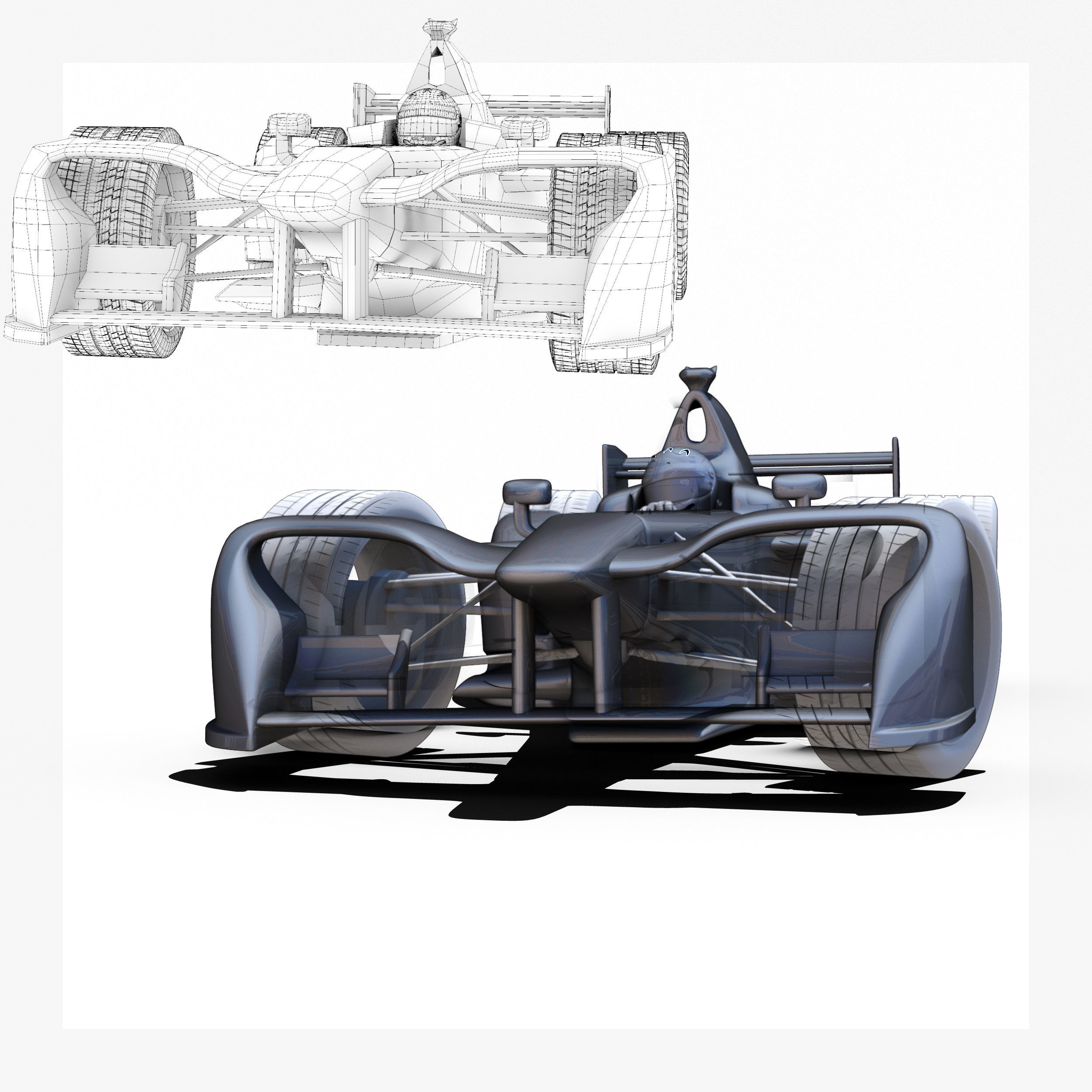 Spark SRT 01E Low-poly 3D model_5