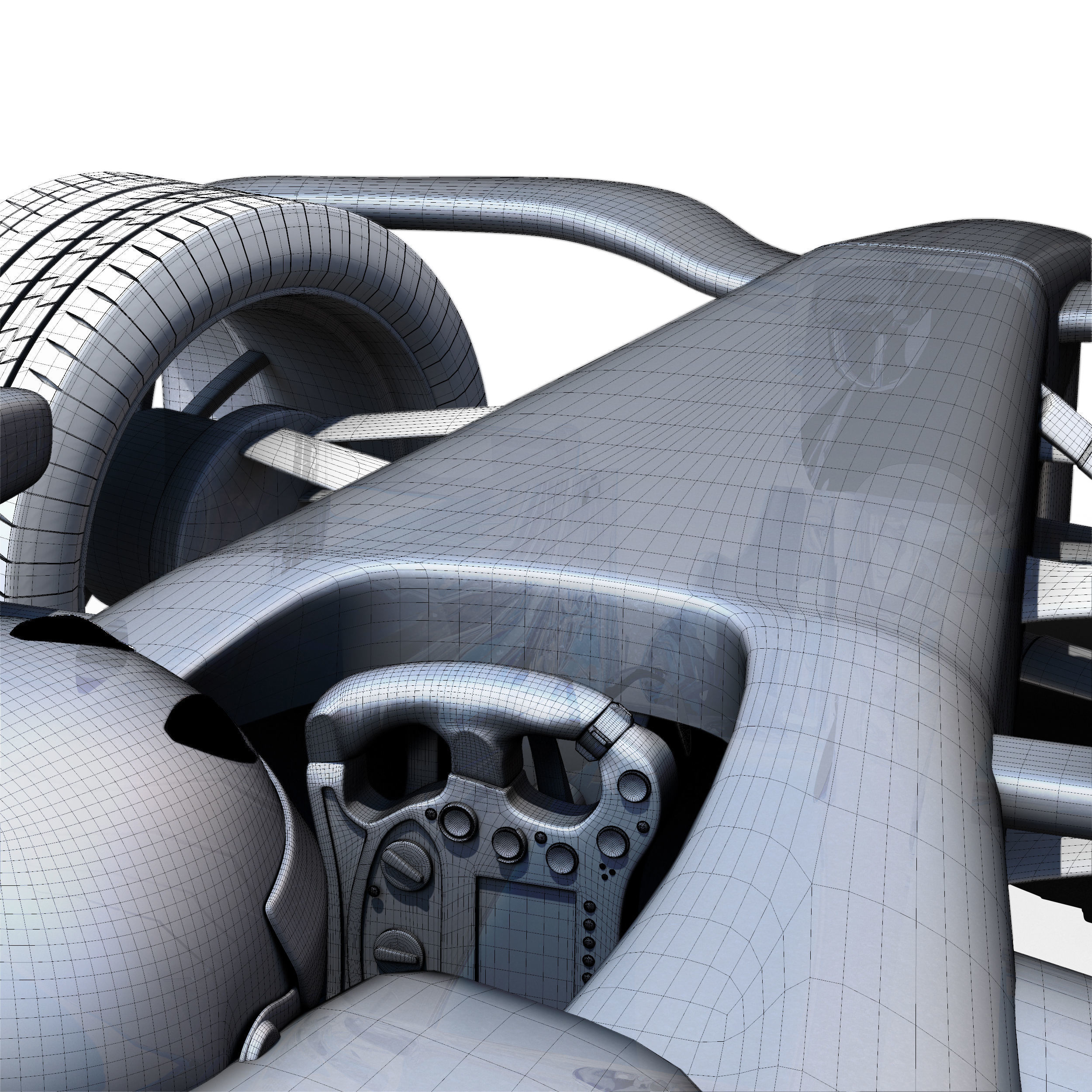 Spark SRT 01E Low-poly 3D model_8