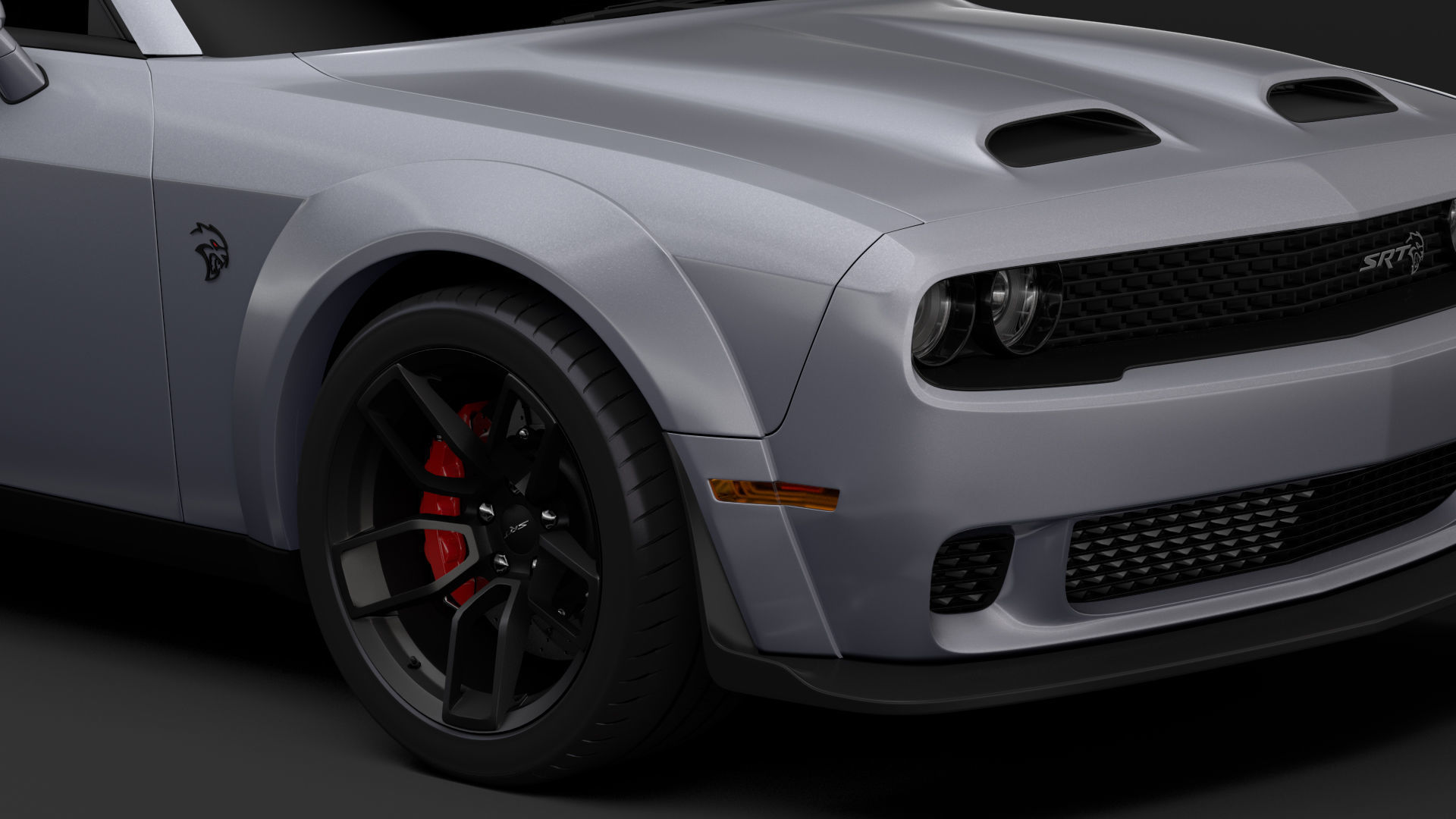 Dodge Challenger SRT Hellcat Redeye Widebody LC 2020 3D model_2