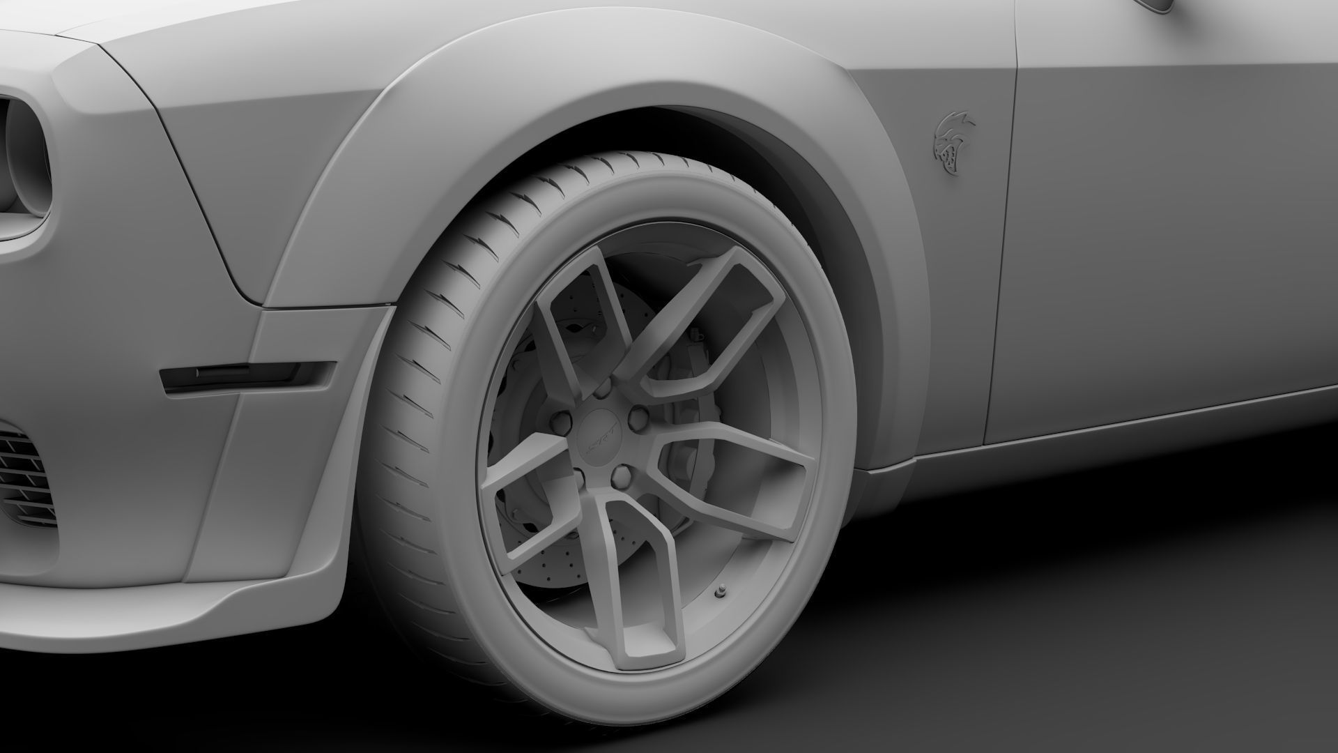 Dodge Challenger SRT Hellcat Redeye Widebody LC 2020 3D model_14