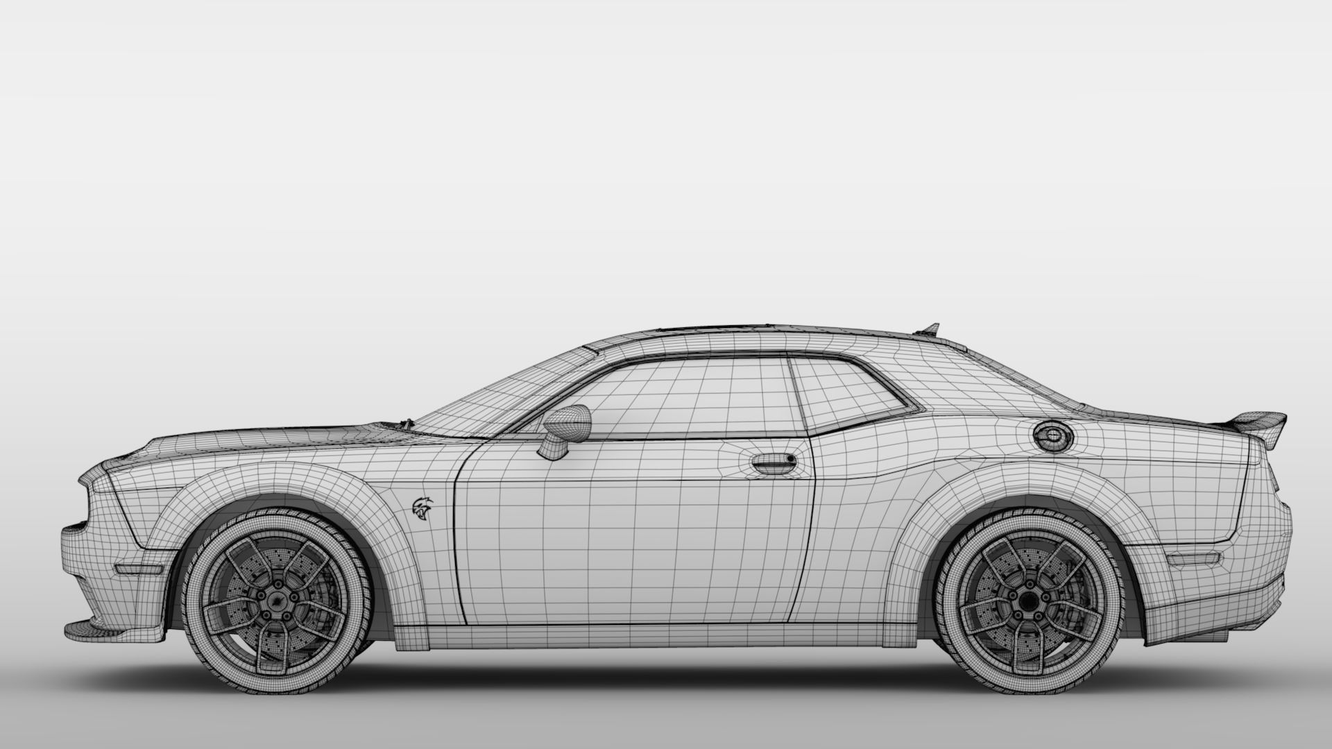 Dodge Challenger SRT Hellcat Redeye Widebody LC 2020 3D model_20