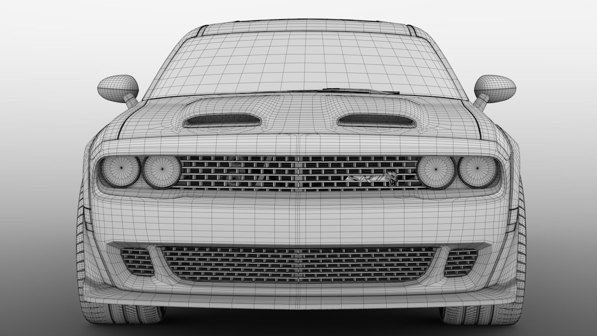 Dodge Challenger SRT Hellcat Redeye Widebody LC 2020 3D model_17