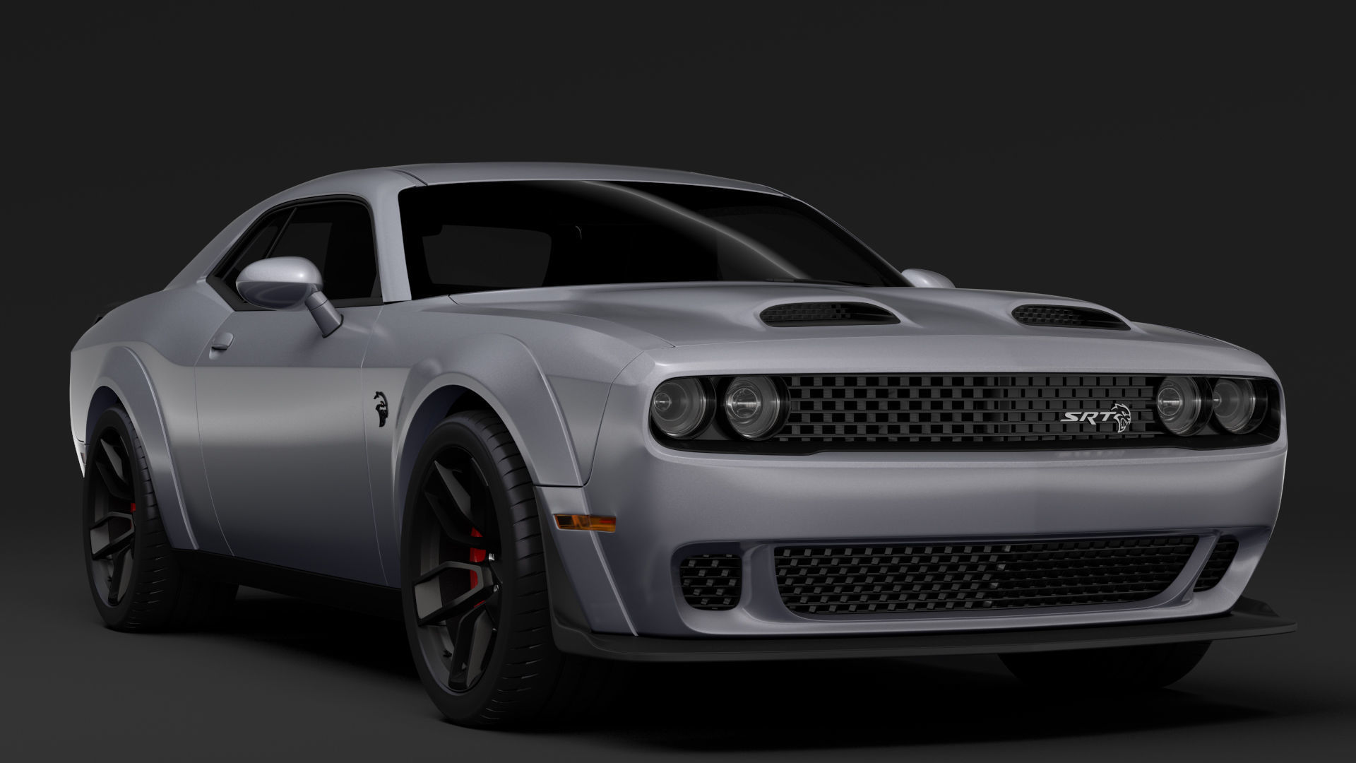 Dodge Challenger SRT Hellcat Redeye Widebody LC 2020 3D model_1