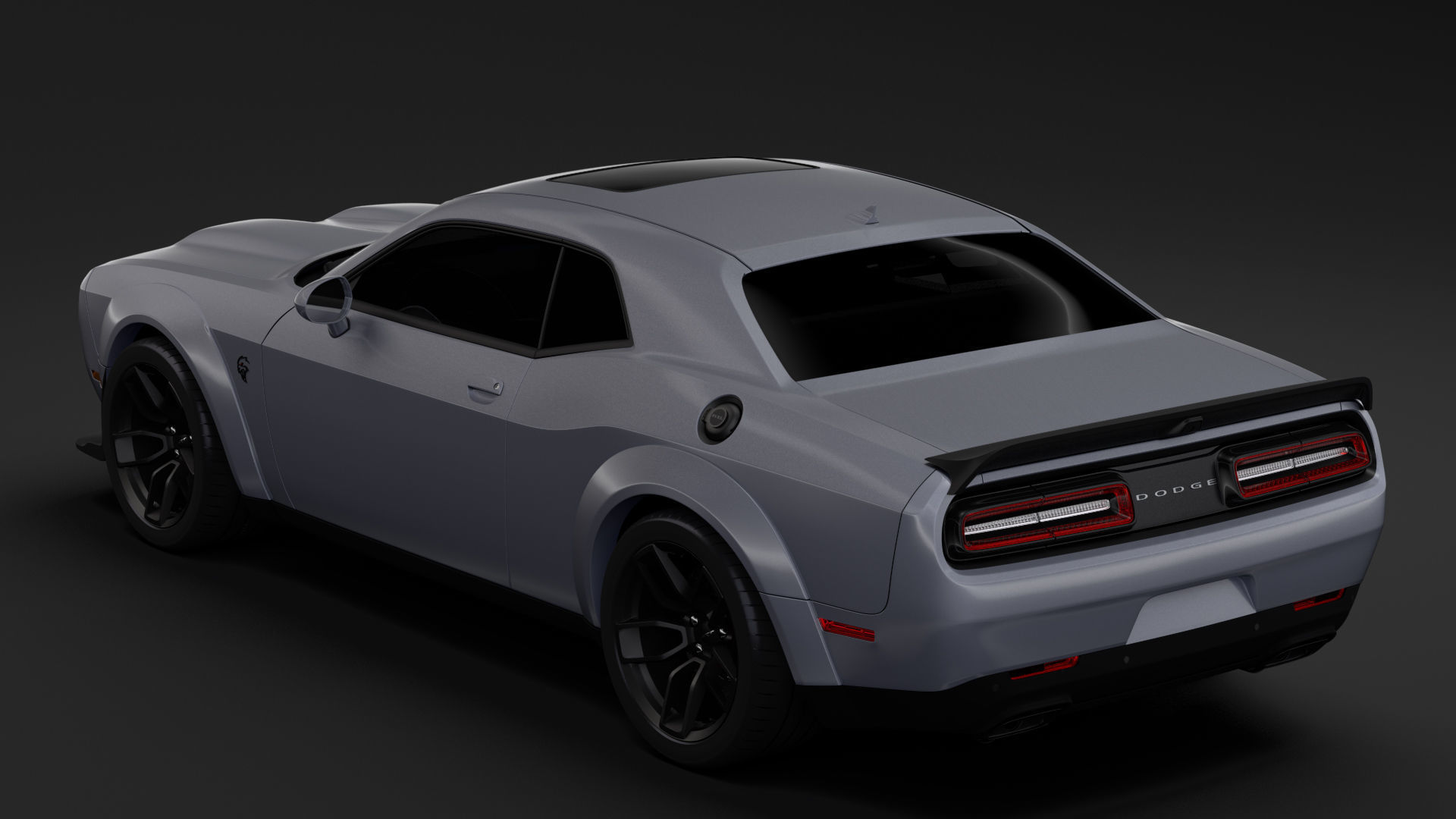 Dodge Challenger SRT Hellcat Redeye Widebody LC 2020 3D model_7
