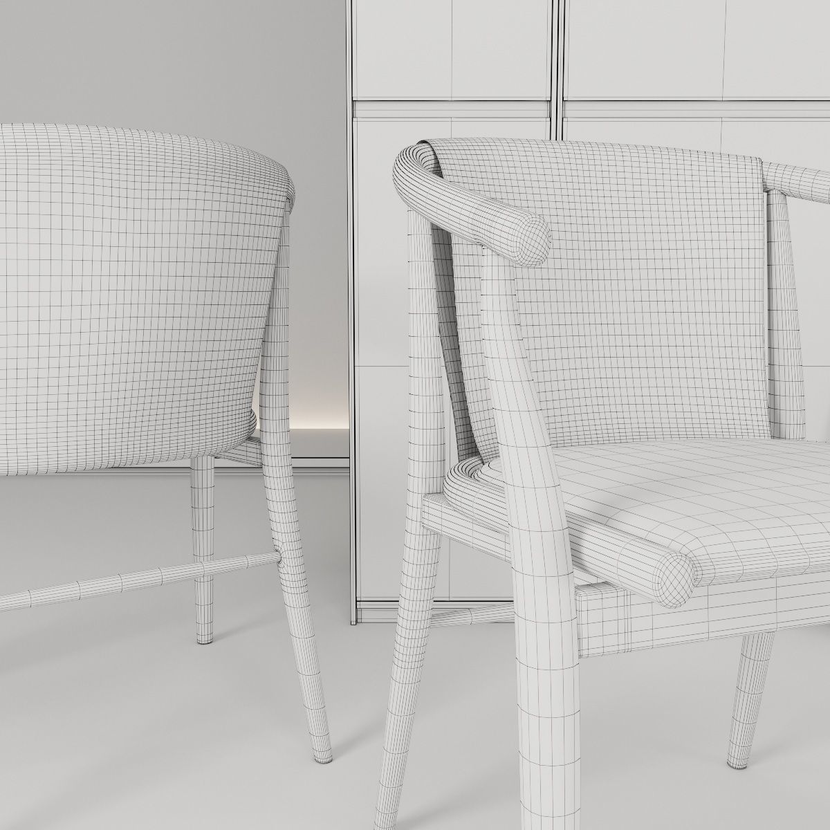 Chairs Jens set 3D model_18