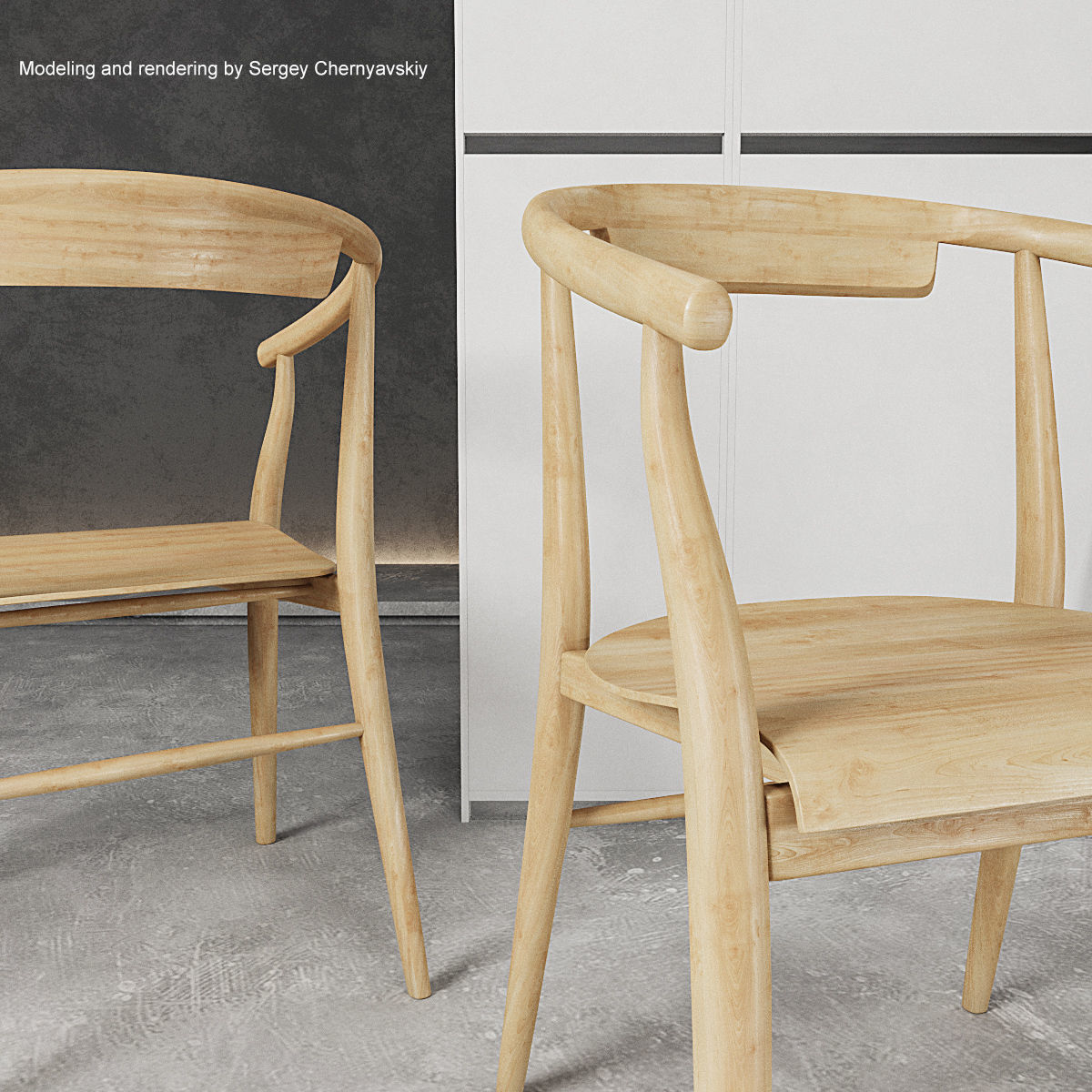 Chairs Jens set 3D model_21