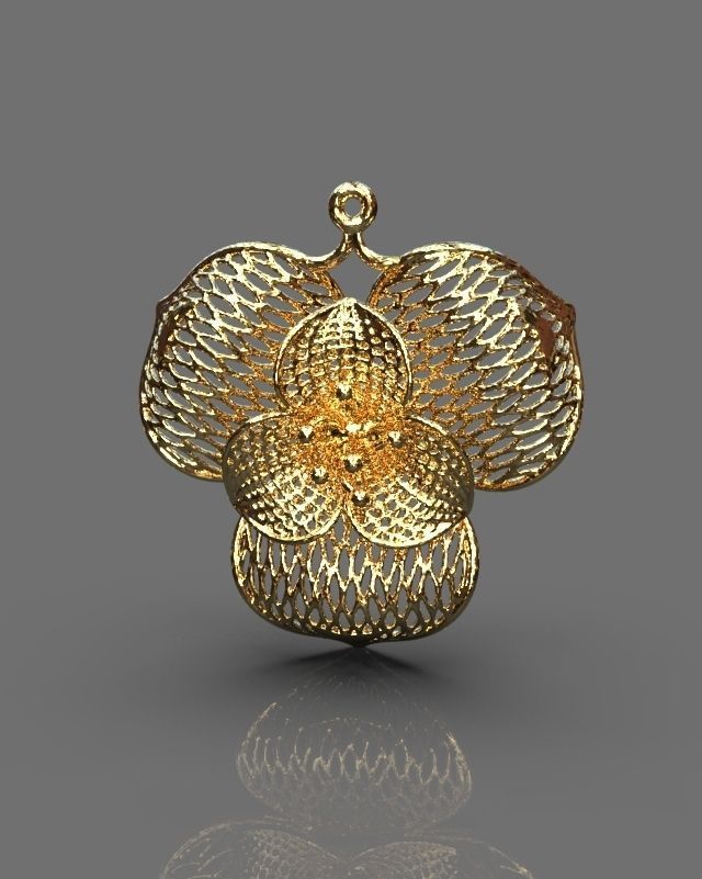 Floral ring 3D print model_1