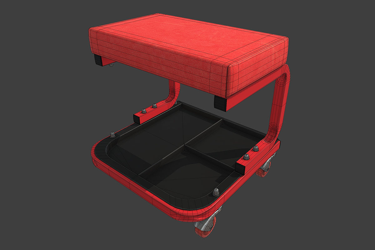 Rolling Creeper Low-poly 3D model_1