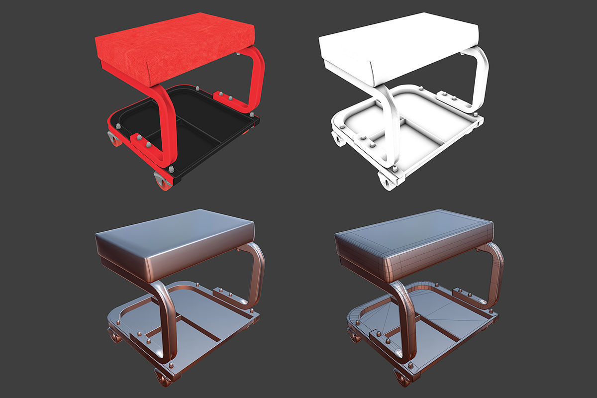 Rolling Creeper Low-poly 3D model_6