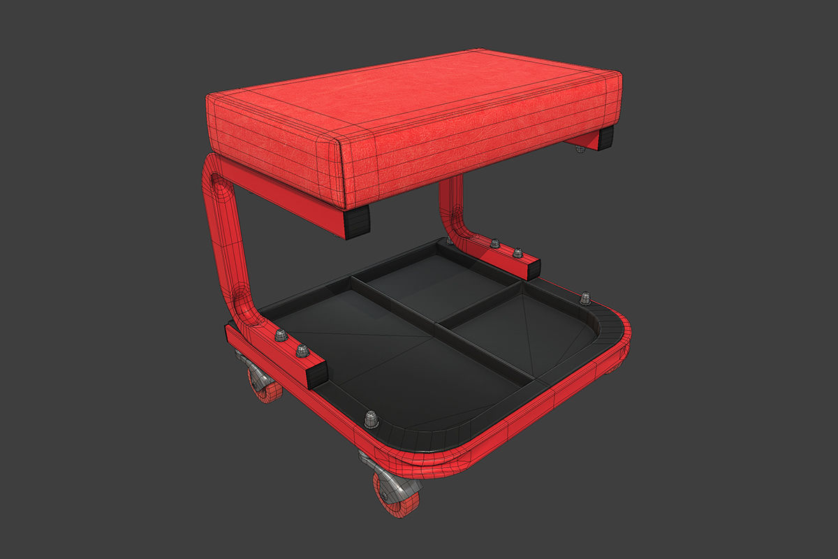 Rolling Creeper Low-poly 3D model_3