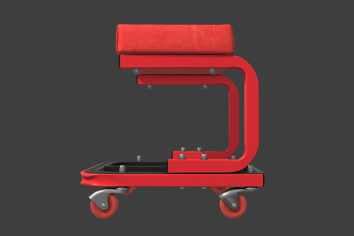 Rolling Creeper Low-poly 3D model_5