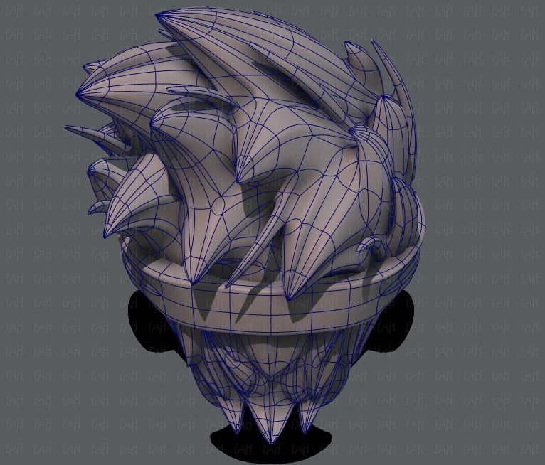 3D Hair style for boy V25 Low-poly 3D model_13