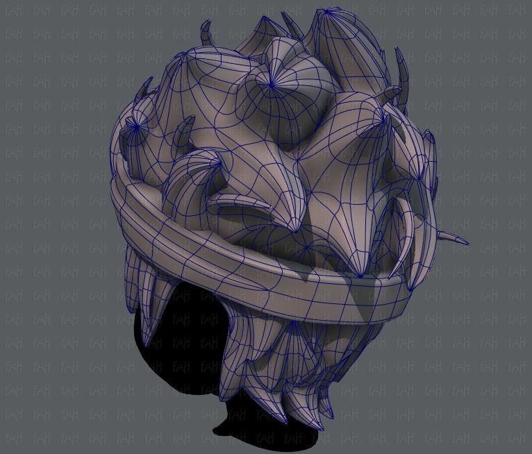 3D Hair style for boy V25 Low-poly 3D model_14