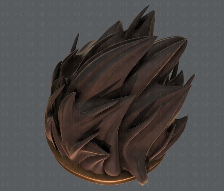 3D Hair style for boy V25 Low-poly 3D model_33