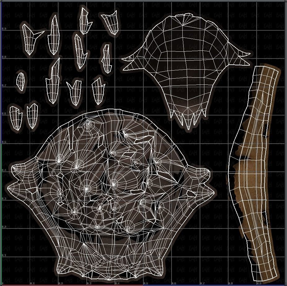 3D Hair style for boy V25 Low-poly 3D model_45