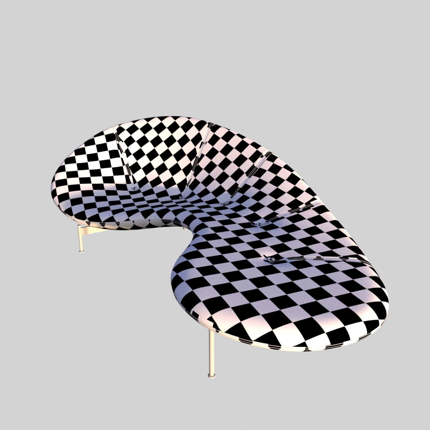 Eda-Mame sofa BandB italia 3D model_2