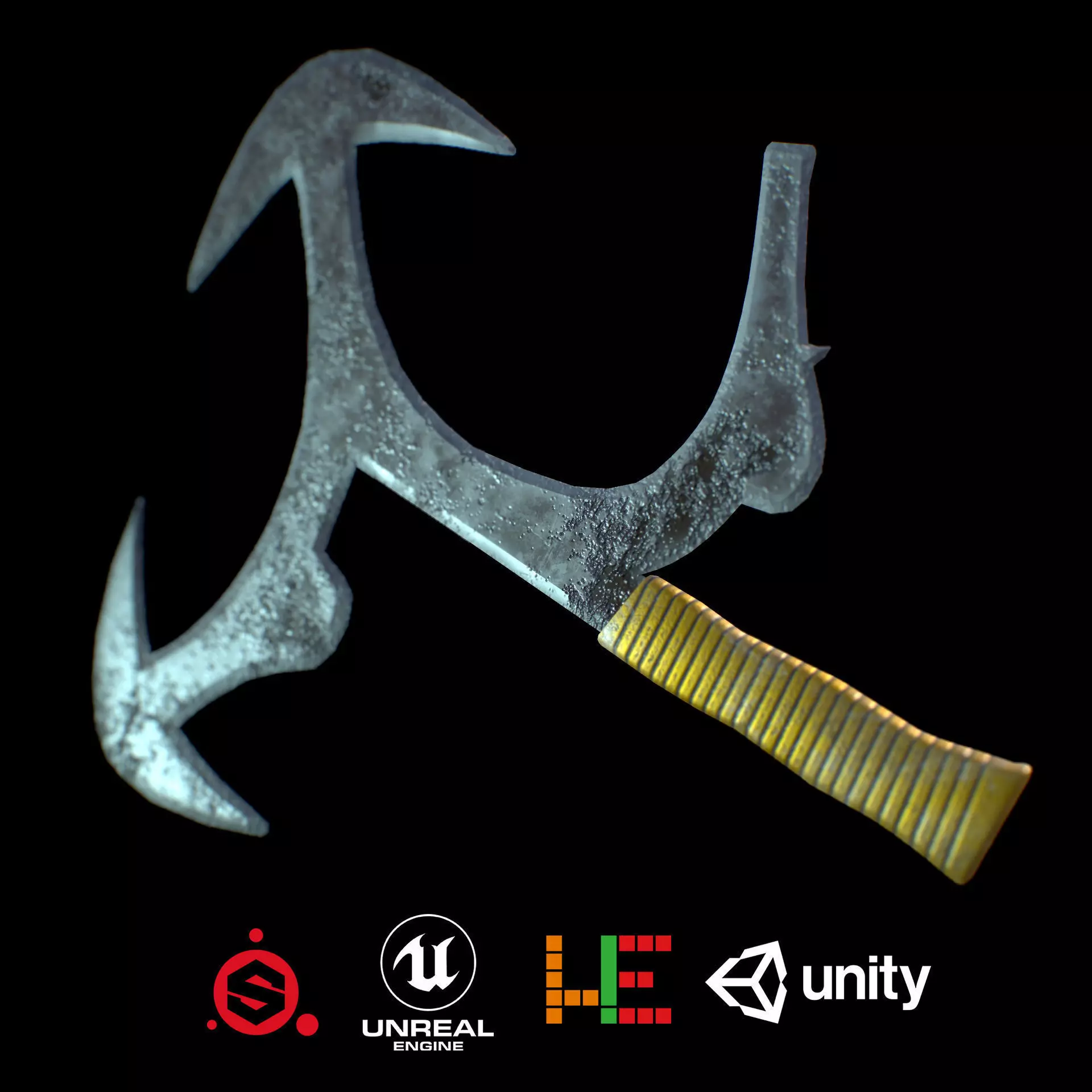 HIE Game Ready Kpinga D180109 Free low-poly 3D model