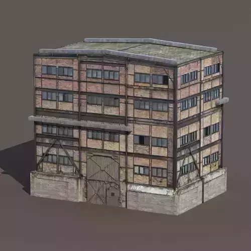 Old Factory Low Poly 129