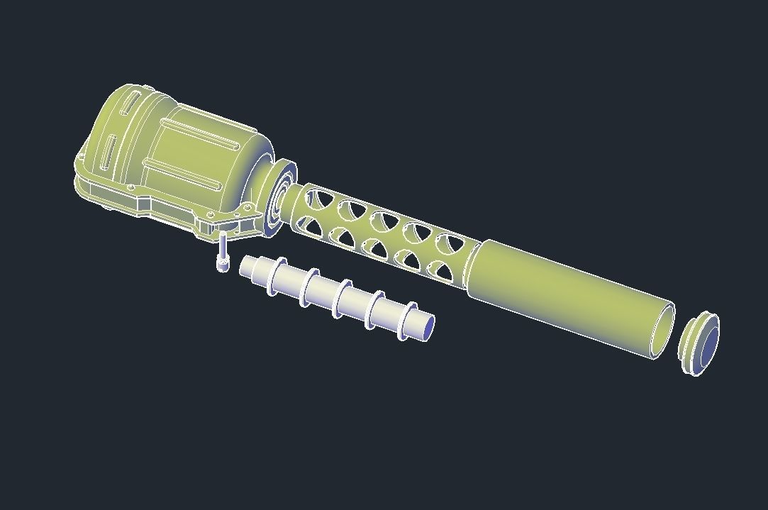 Mud trooper grenade  -  Val version 3D print model_1