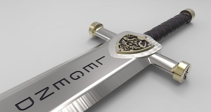 Realtime Sword - The legend of Zelda motive 3D model