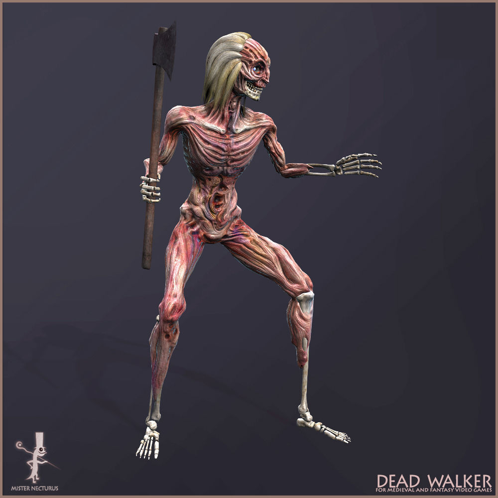 Dead Army Low-poly 3D model_25