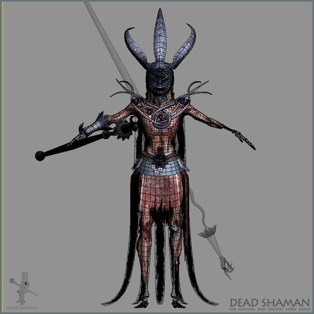 Dead Army Low-poly 3D model_21