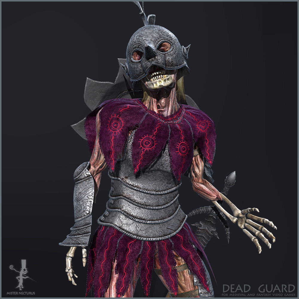 Dead Army Low-poly 3D model_37