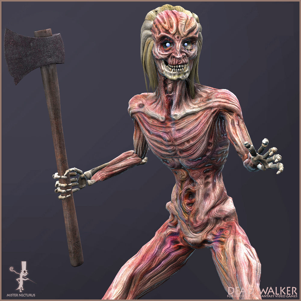 Dead Army Low-poly 3D model_30