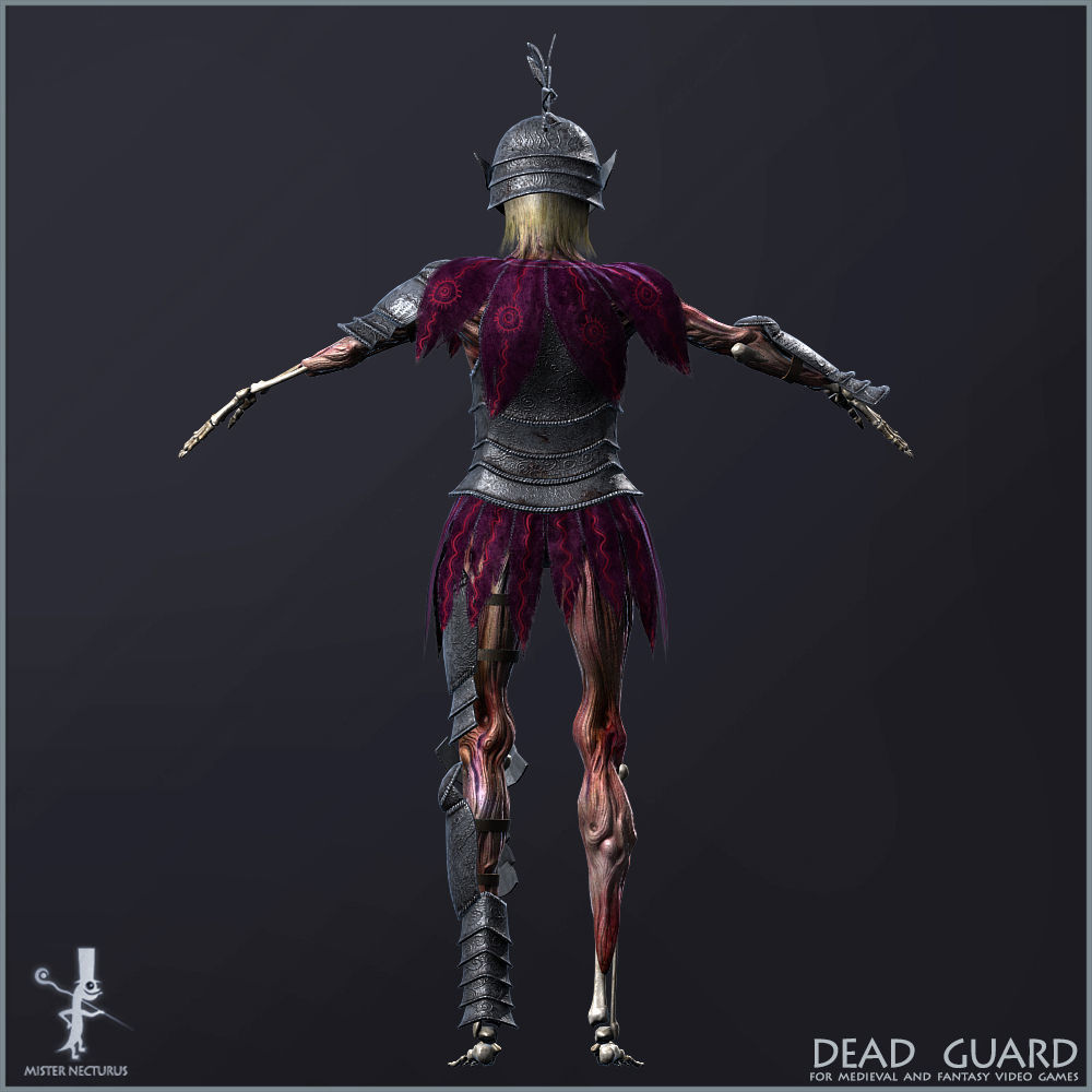 Dead Army Low-poly 3D model_36