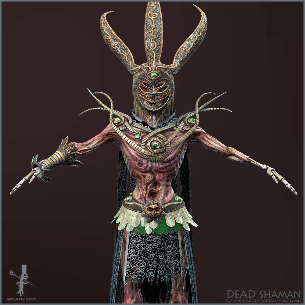 Dead Army Low-poly 3D model_19
