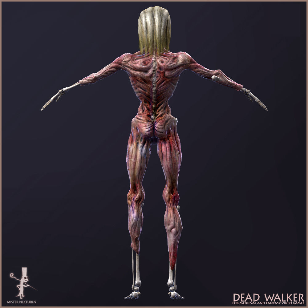 Dead Army Low-poly 3D model_22