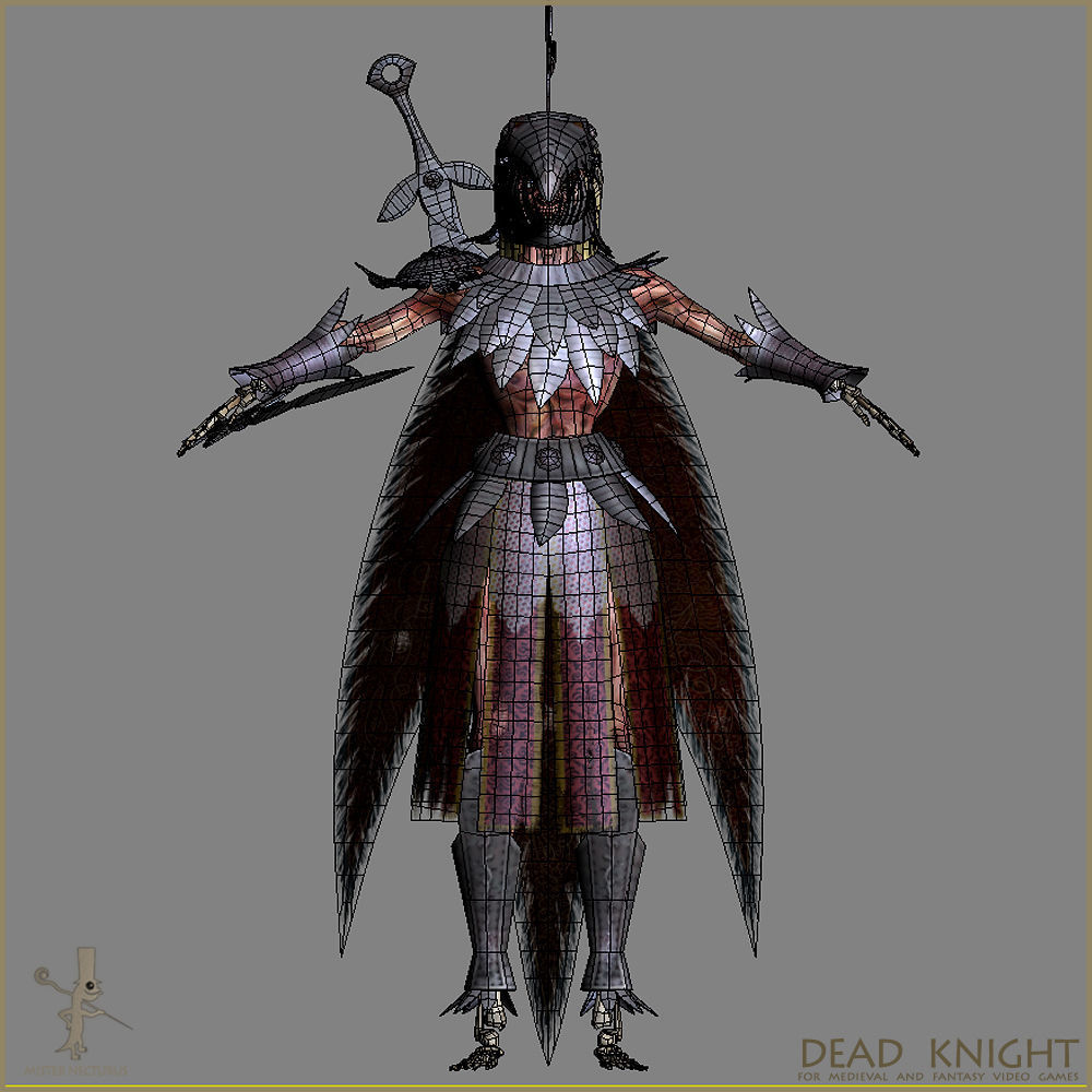 Dead Army Low-poly 3D model_13