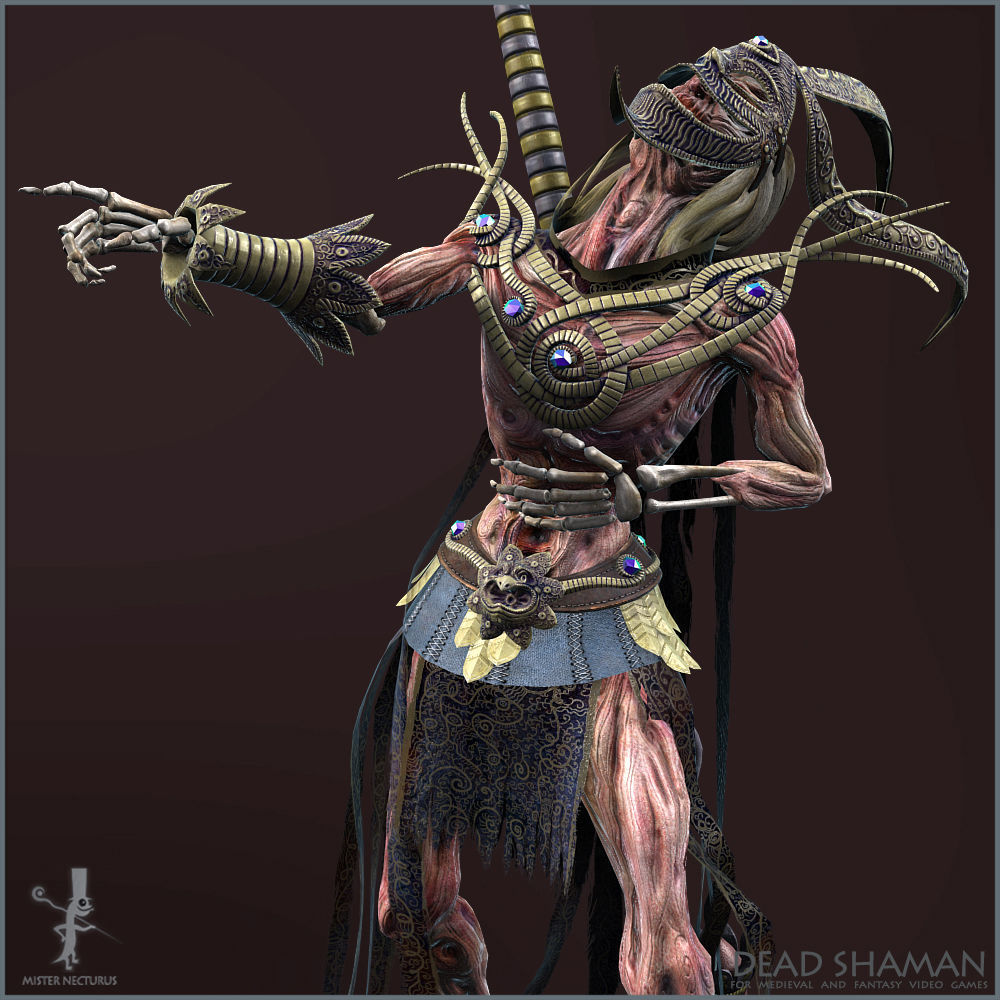 Dead Army Low-poly 3D model_23