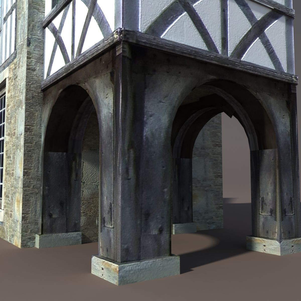 Old House Low poly 77 3D model_6