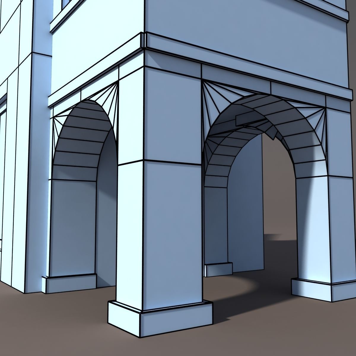 Old House Low poly 77 3D model_1