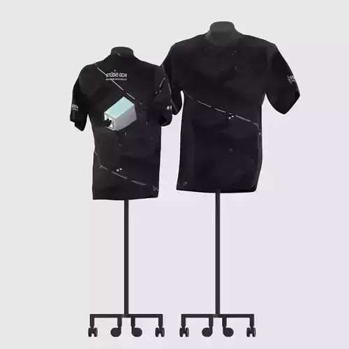 TShirts MockUp 3D model