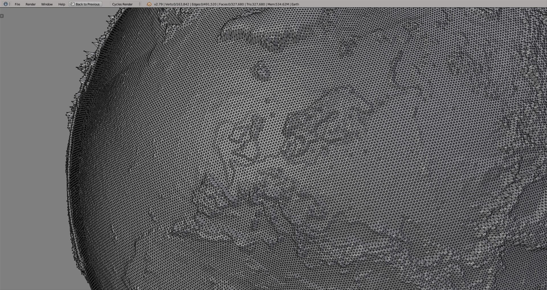 Planet Earth with NASA Height Maps and Improved Textures 3D model_12