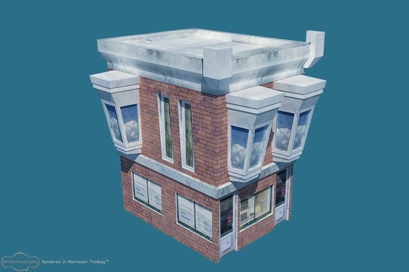 Low Poly City Pack Low-poly 3D model_7