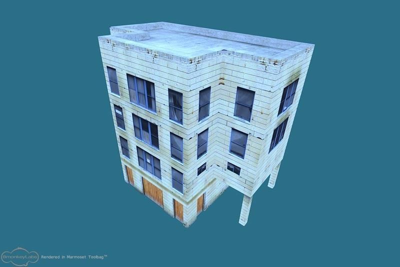 Low Poly City Pack Low-poly 3D model_22