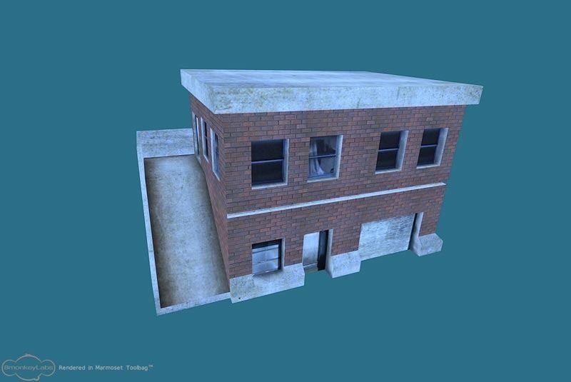 Low Poly City Pack Low-poly 3D model_9