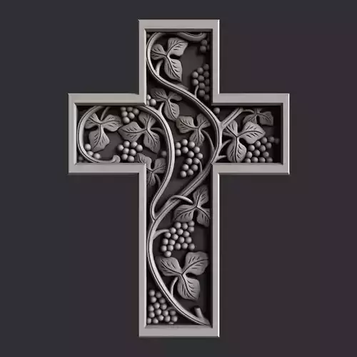 3d STL models for CNC cross