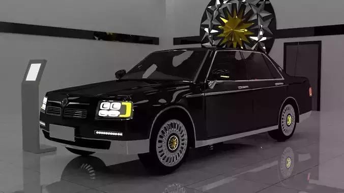 Luxury Japanese Car 3D model
