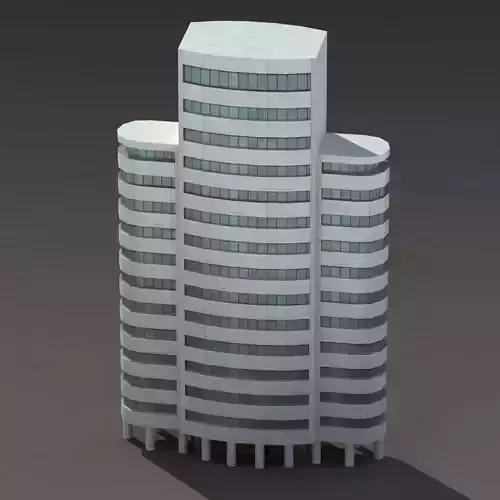 Skyscraper 4 checkered building