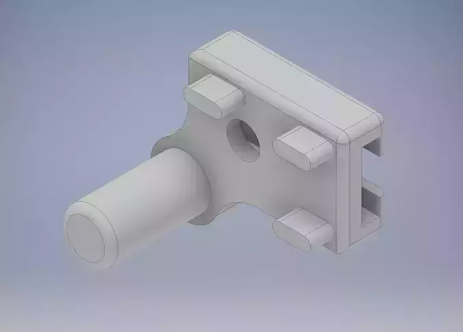 Shower Door Hinge 3D print model