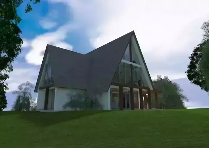 3D vacation house