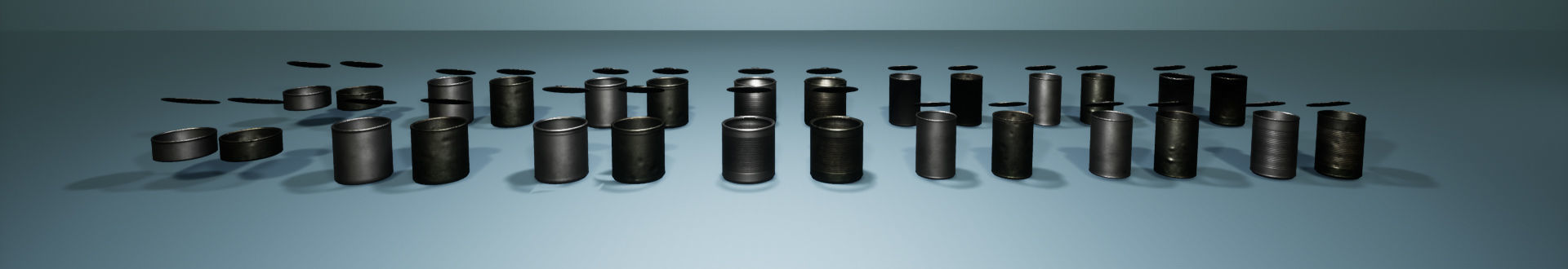 Food Can Pack Low Poly Low-poly 3D model_10